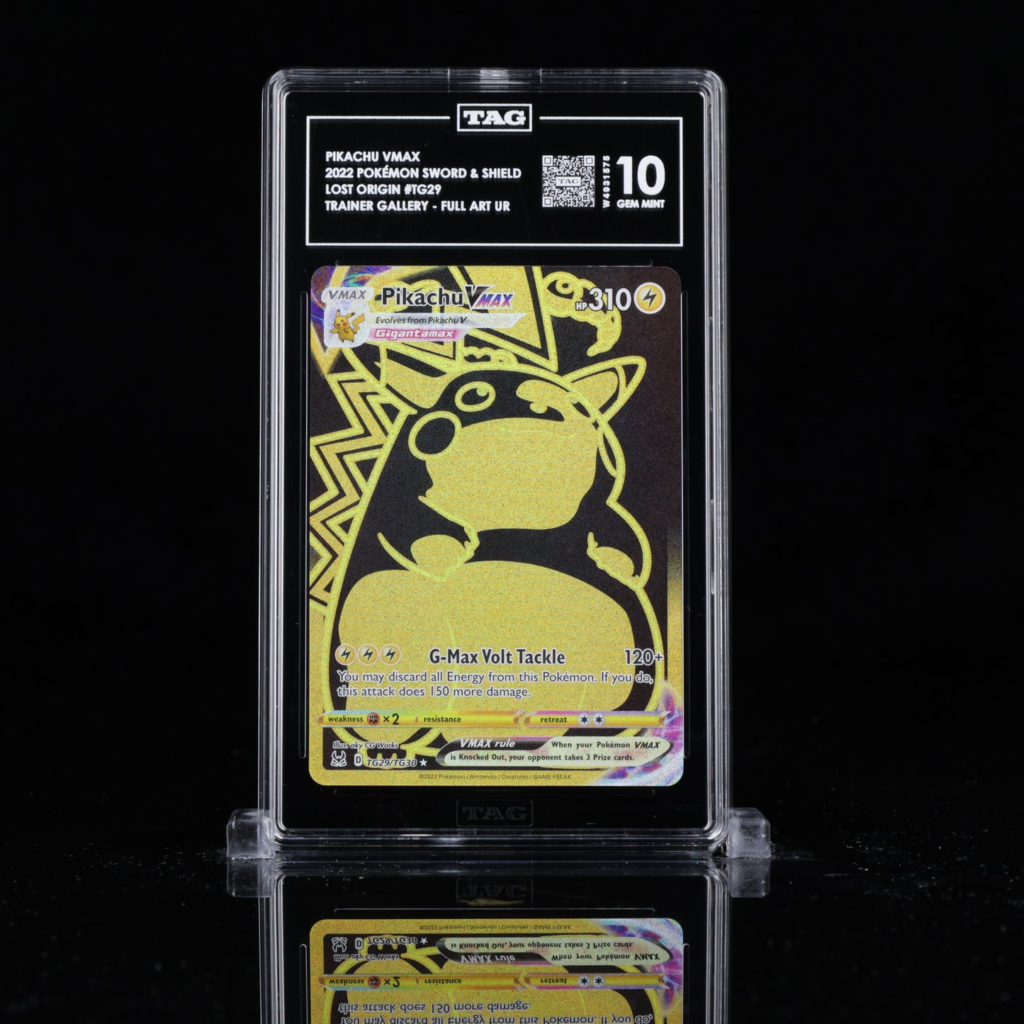 TAG 10 Pikachu VMAX – Lost Origin Trainer Gallery TG29