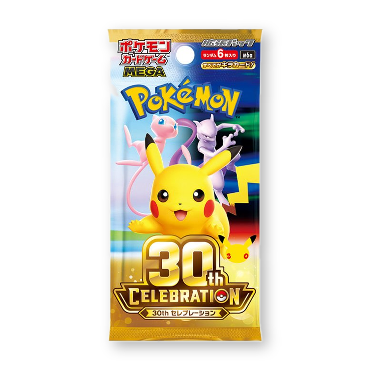 Pokémon Mega 30th Celebration M6a Booster Pack [Japanese]