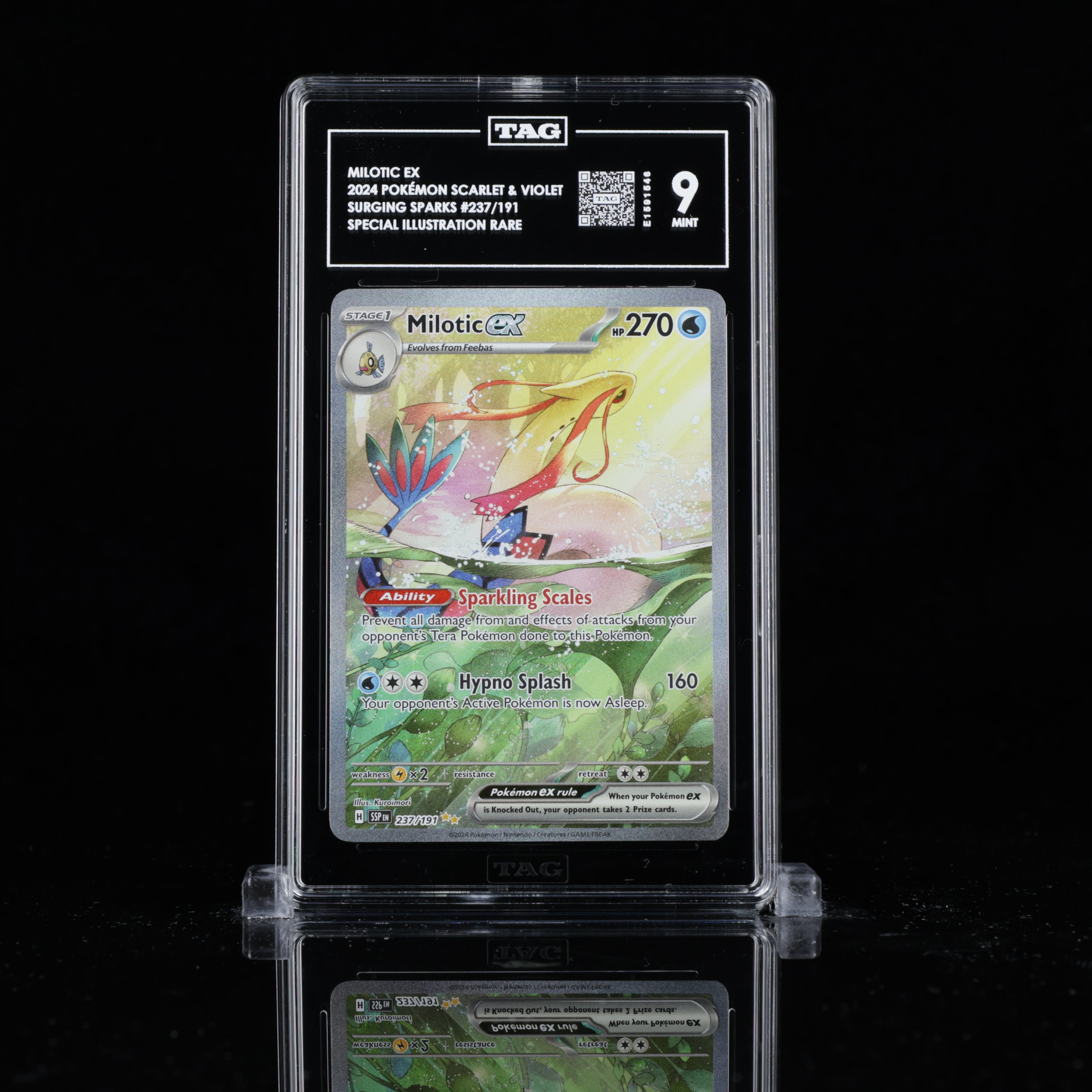 TAG 9 Milotic ex – Surging Sparks 237/191 – NebulaTCG