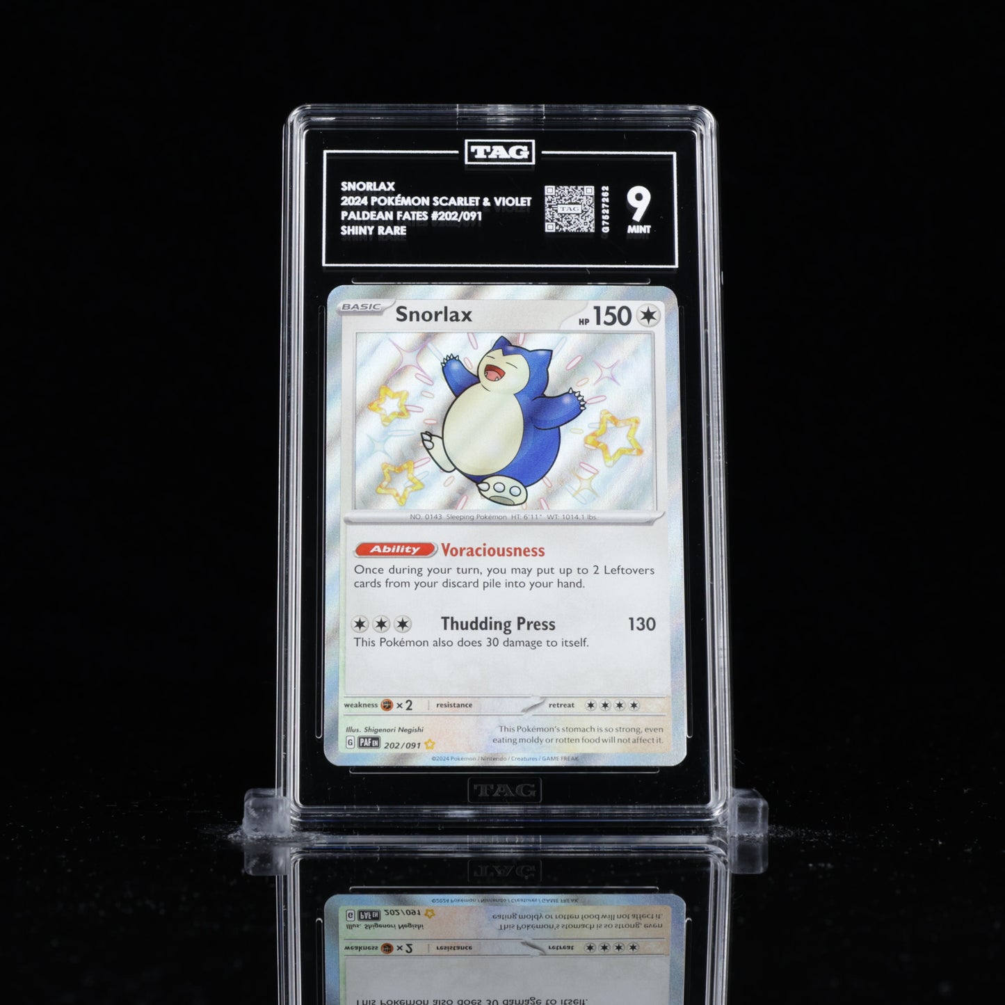 TAG 9 Snorlax – Paldean Fates 202/091