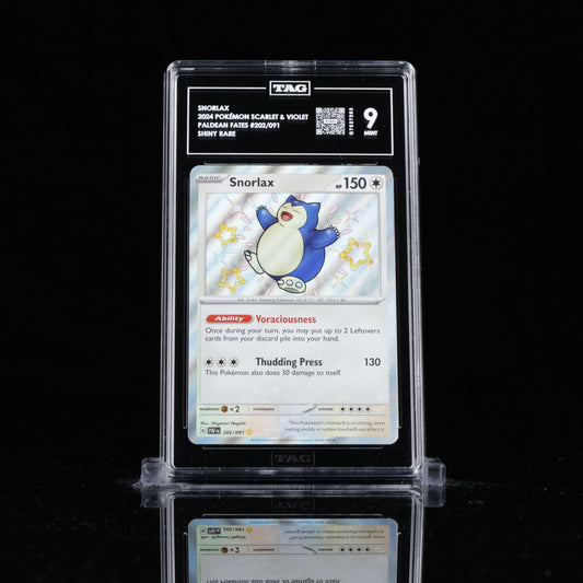 TAG 9 Snorlax – Paldean Fates 202/091