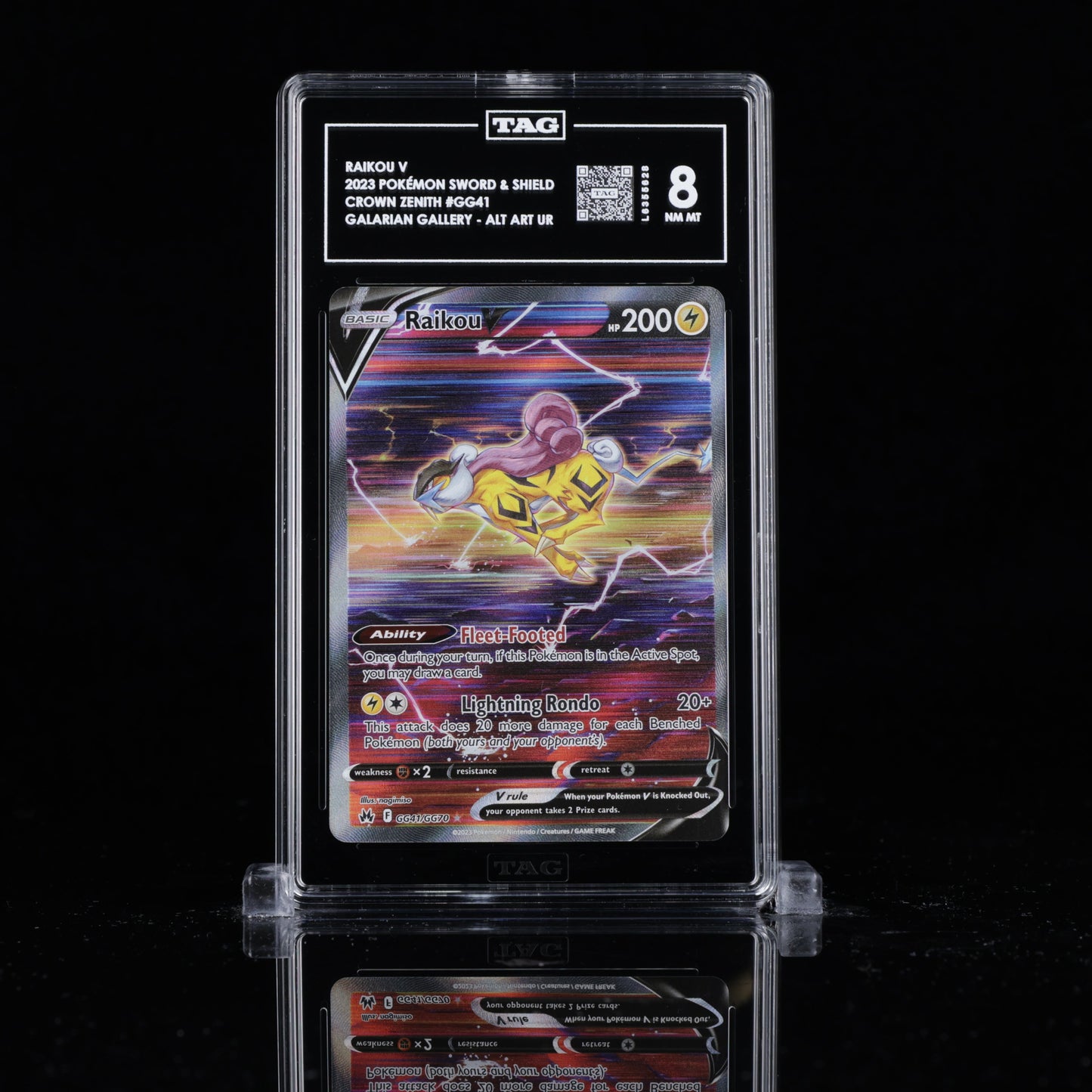 TAG 8 Raikou V – Crown Zenith Galarian Gallery GG41