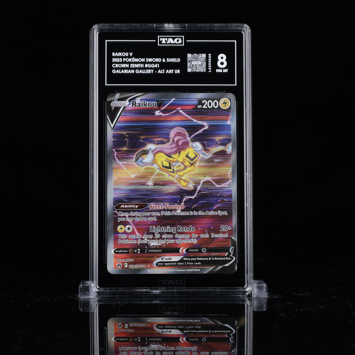 TAG 8 Raikou V – Crown Zenith Galarian Gallery GG41