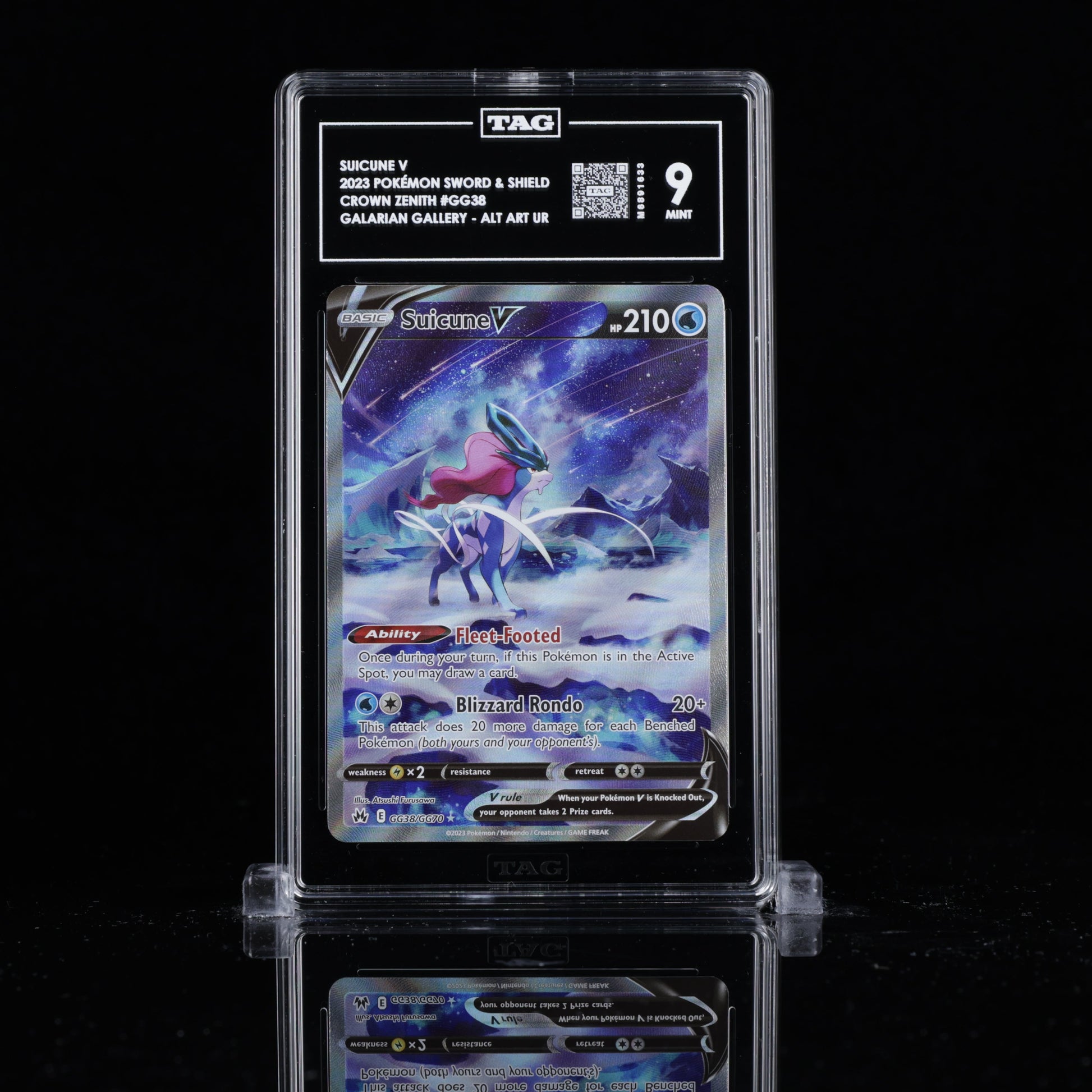 suicune v pokemon card value TAG 9 Suicune V – Crown Zenith Galarian Gallery GG38 – NebulaTCG