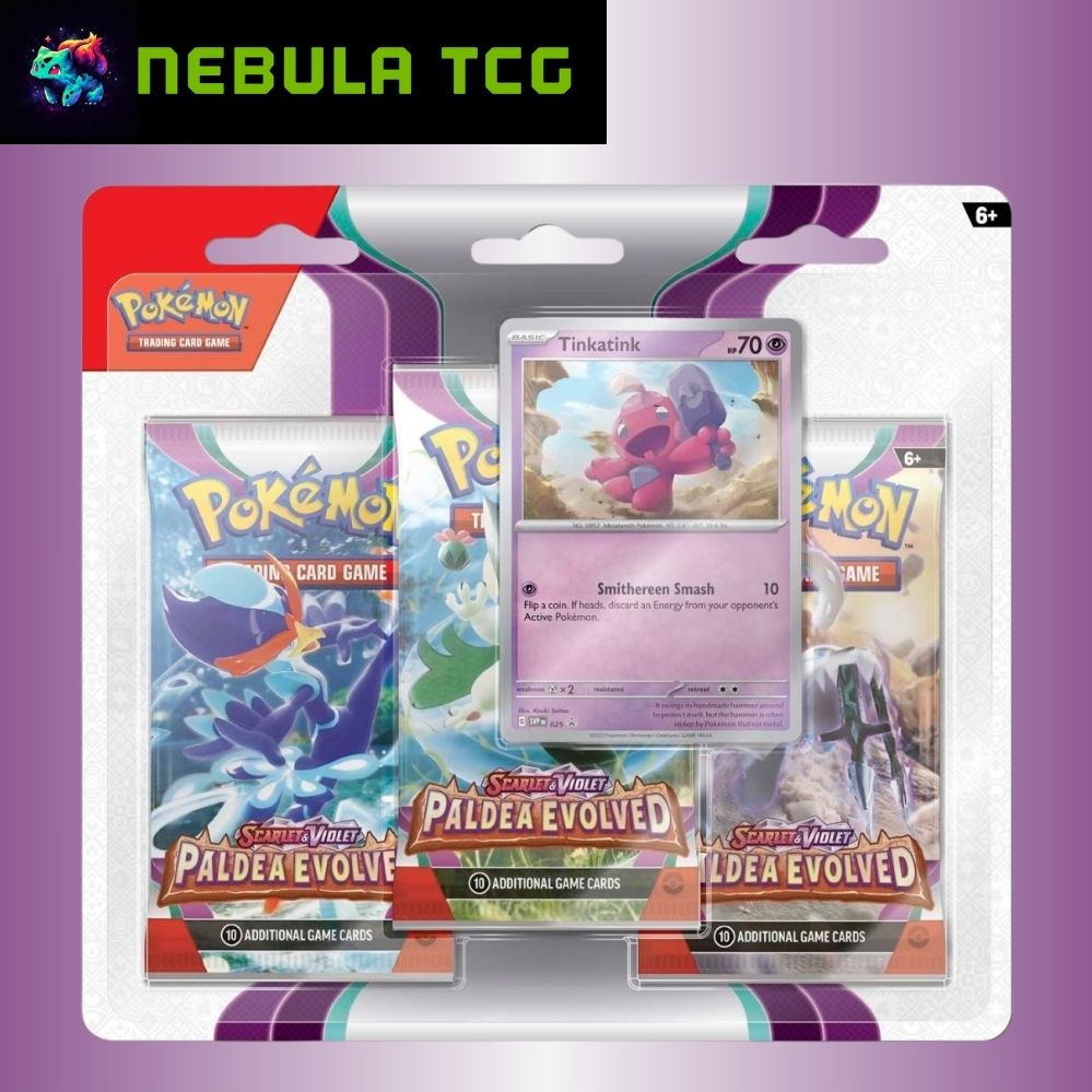 Pokémon Paldea Evolved 3-Pack Blister