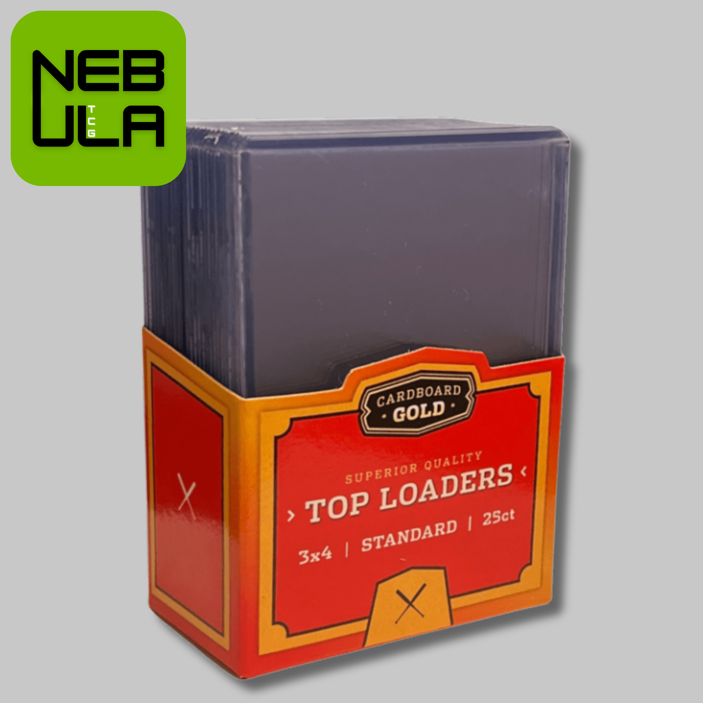 Cardboard Gold Top-Loaders 25 Count