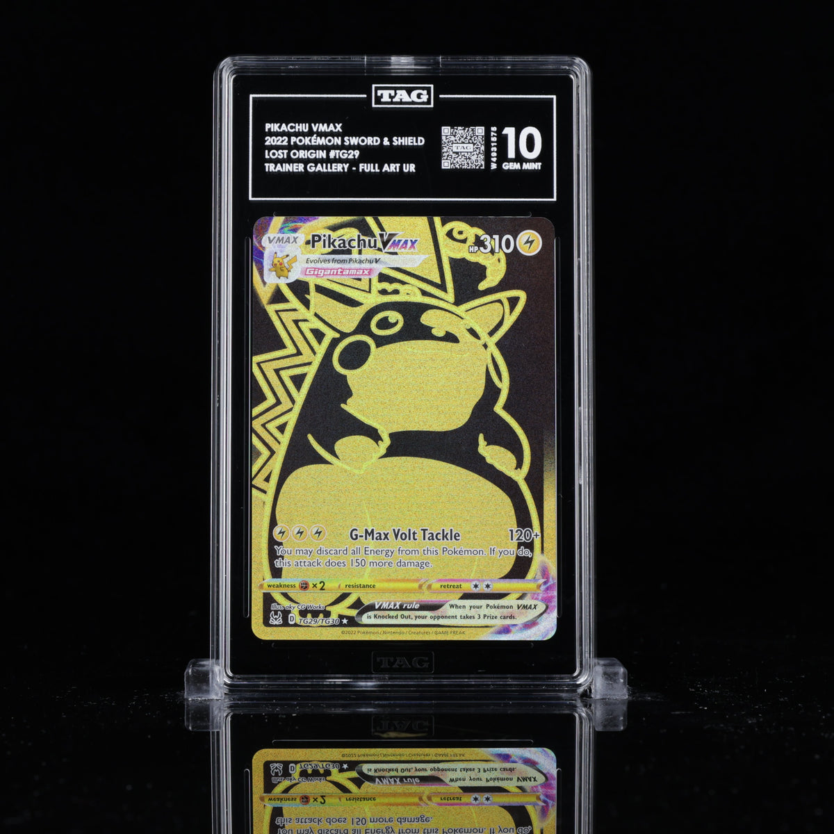 TAG 10 Pikachu VMAX – Lost Origin Trainer Gallery TG29