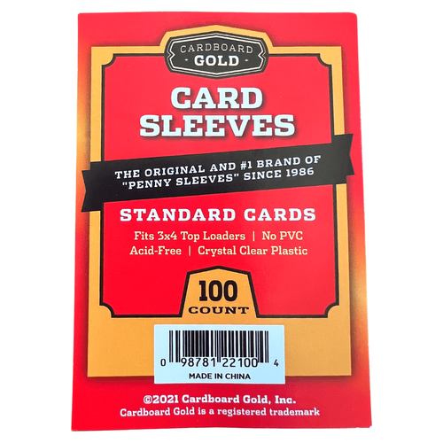 Cardboard Gold Penny Sleeves 100 Count