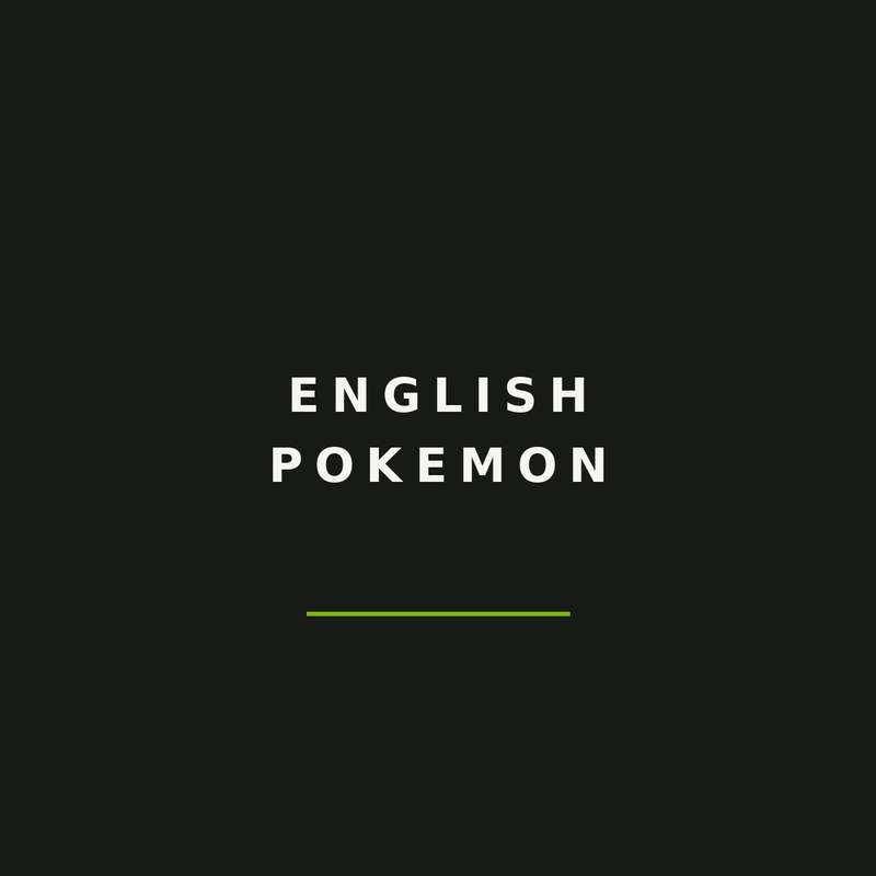 English Pokémon