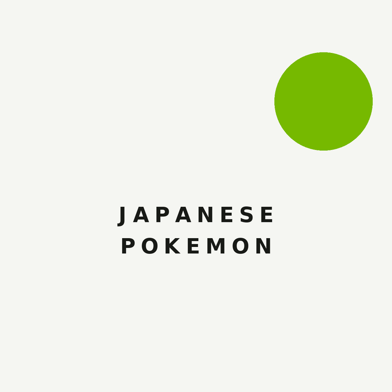 Japanese Pokémon